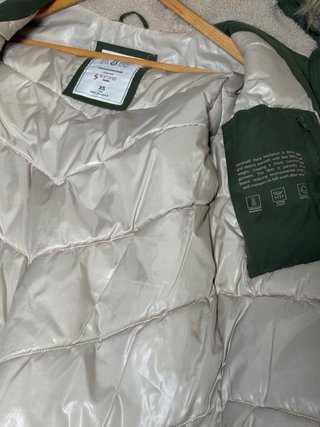 Parka Springfield verde con capucha