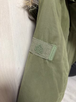 Parka Springfield verde con capucha