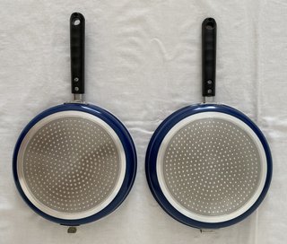 Sartén doble para tortilla de patatas