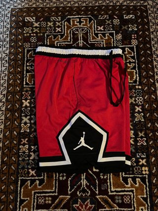2 Pantalones Jordan Diamond Rojo/Blanco