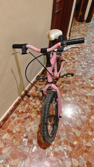 Bicicleta Infantil Niña 16 Rosa