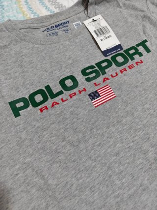 Camiseta Polo Sport Ralph Lauren gris