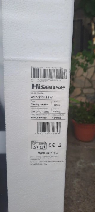 Lavadora Hisense 10Kg