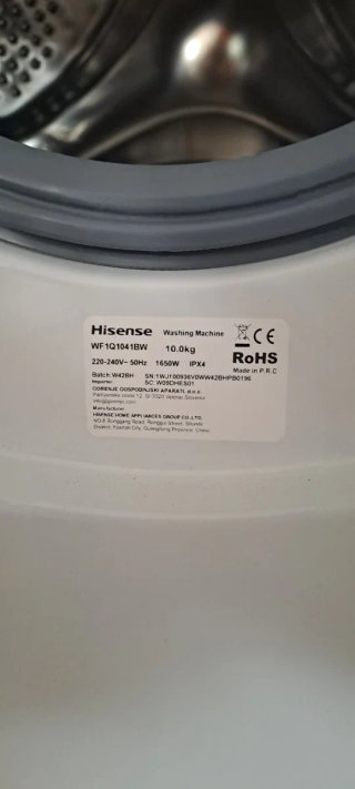 Lavadora Hisense 10Kg