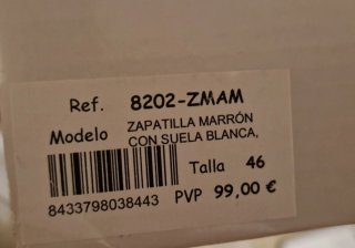 Zapatillas El Capote Marrones Talla 46