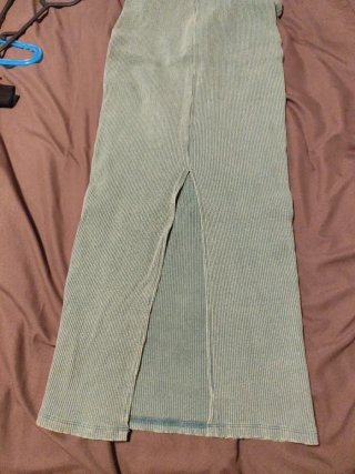 Vestido Bershka ajustado largo