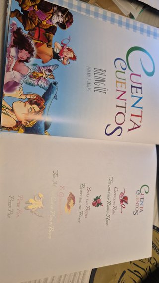 Cuenta cuentos bilingüe, español e inglés