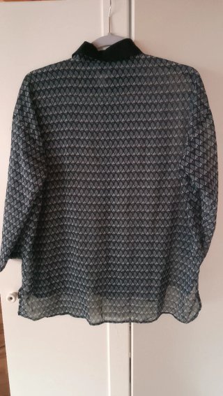 Blusa Mango Talla M Estampada