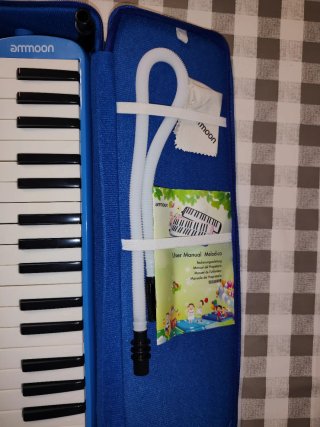 Melódica Ammoon con funda azul