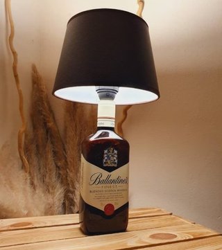 Botella Vacía Ballantine's Whisky 1L / Lámparas