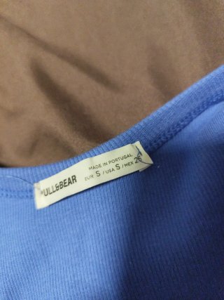 Vestido corto Pull & Bear azul
