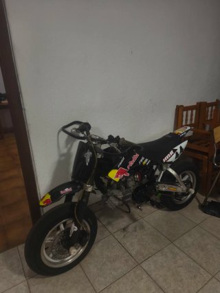 Pit Bike IMR Motocross Negra y Roja