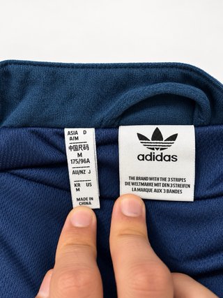 Chaqueta Adidas Talla M Azul Beige