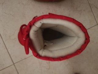 Botas de nieve rojas Talla 26-28