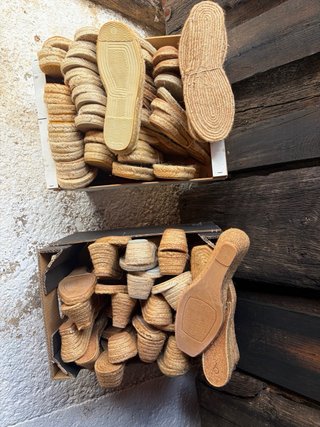 Suelas Esparto Planas y Cuña Beige/Marrón