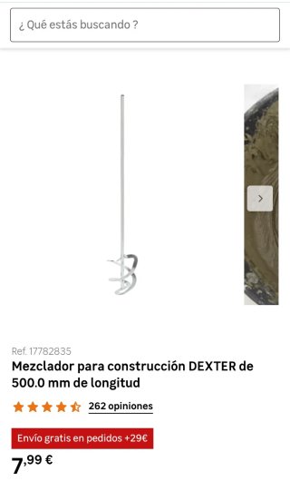 Mezclador Construcción Dexter