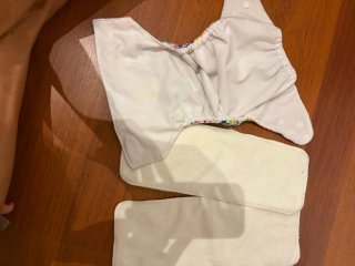 Pañal de tela lavable estampado