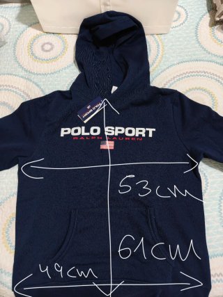 Sudadera Polo Sport Ralph Lauren Azul con capucha