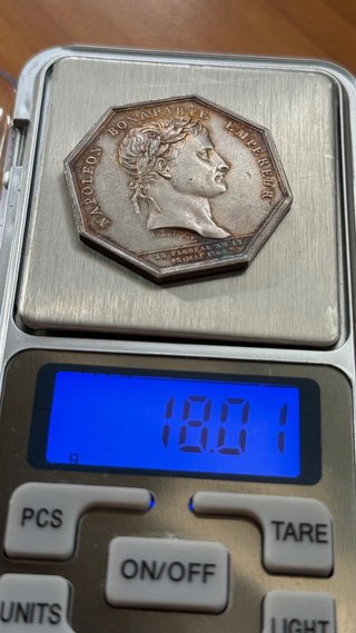 Jeton Napoleón Bonaparte Emperador 1804
