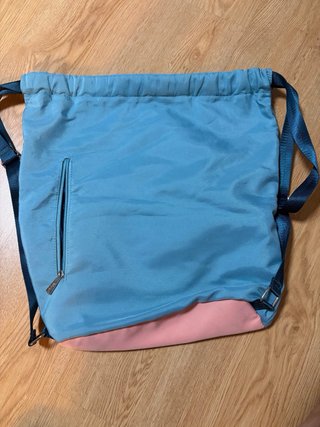 Mochila Mr. Wonderful azul y rosa