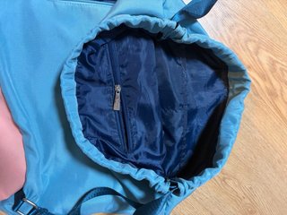 Mochila Mr. Wonderful azul y rosa