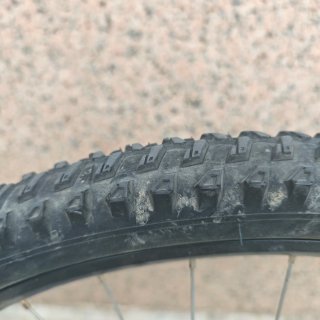 Bicicleta de montaña azul nuevo