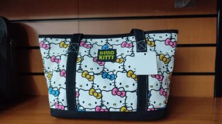 Bolso Tote Hello Kitty Blanco y Rosa