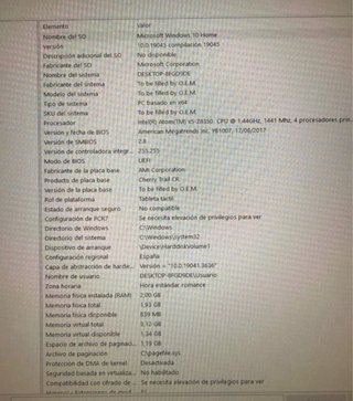 Mini PC Intel Atom x5-Z8350 2GB RAM