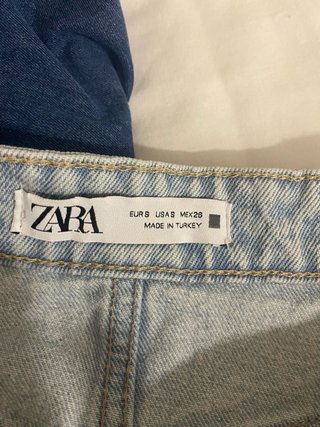 Falda vaquera larga Zara