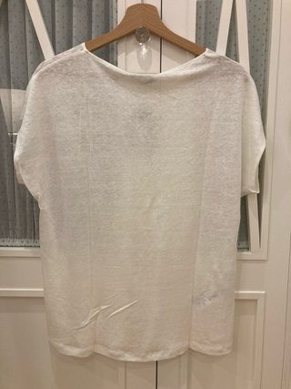 Camiseta  100% Lino Mango
