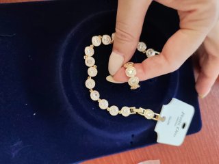 Conjunto Anillo y Pulsera Angelic Dorado