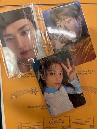 Lote Stray Kids: 4 Álbumes,Seasons Greetings y PCS