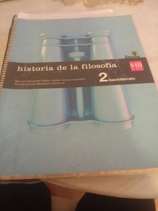 Historia de la filosifia 2 bachillerato.