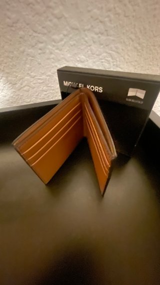 Billetera Michael Kors Marrón Slim Billfold