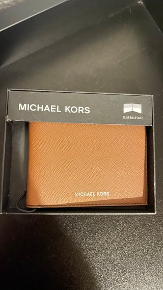 Billetera Michael Kors Marrón Slim Billfold
