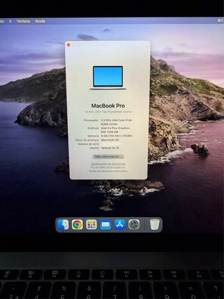 MacBook Pro 13.3-inch Plata