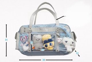 Bolso de hombro con estampado de leopardo