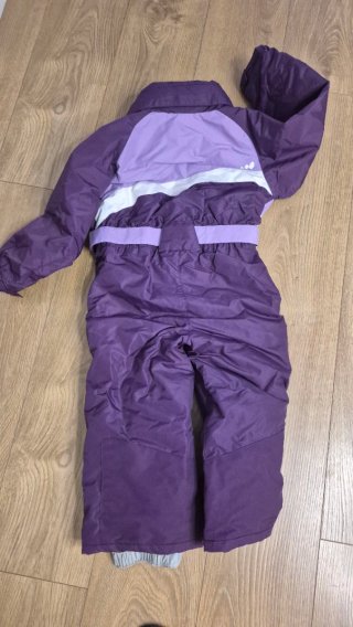 Mono de esquí niña 4 años púrpura