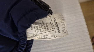 Mono de esquí niña 4 años púrpura