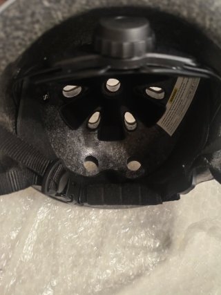 Casco infantil gris