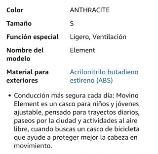 Casco infantil gris