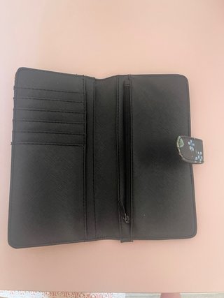 Portafoglio OVS Donna Nero Floreale Chiusura