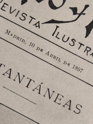 7 REVISTAS ANTIGUAS BLANCO Y NEGRO AÑO 1897