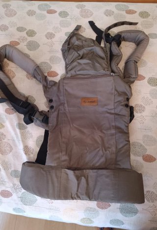 Mochila Portabebés Jané Gris