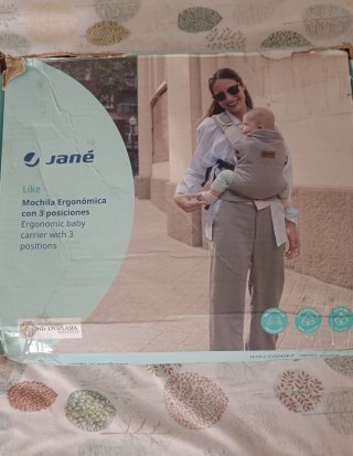 Mochila Portabebés Jané Gris
