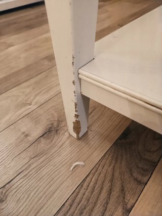 Mesa de centro Liatorp Ikea cristal y madera