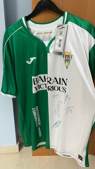Camiseta Córdoba C.F. firmada temporada 06/07
