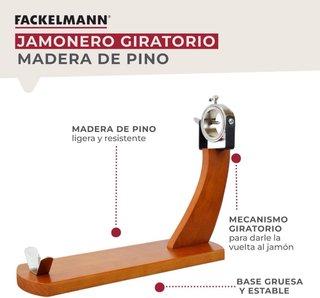Soporte Jamonero Giratorio Profesional