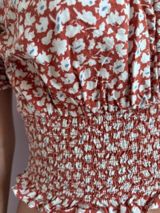Blusa Brownie floral XS