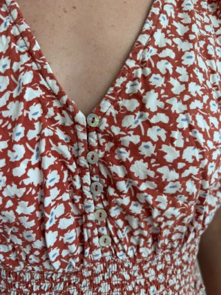 Blusa Brownie floral XS